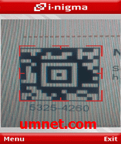 game pic for i-nigma 2D Barcode Reader S60 3rd  S60 5th